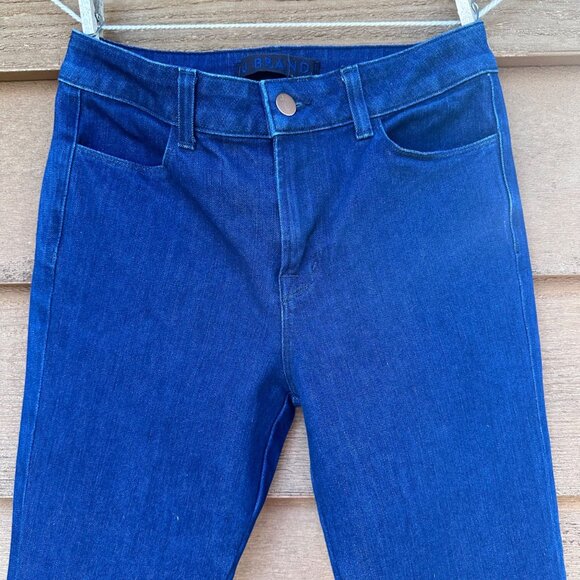 J Brand Bardot Womens 2-Way Stretch Denim Jeans Blue Slim Fit Mid-Rise Size 26 - Picture 4 of 13